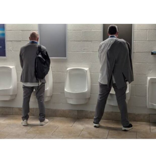 Christian Martinoli y Luis García son inseparables, al grado de que hasta al baño van juntos. Foto: Especial
