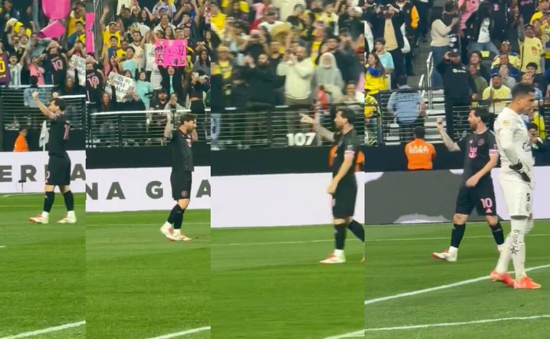 Messi fue blanco de criticas por su polémico festejo. Foto: Especial.