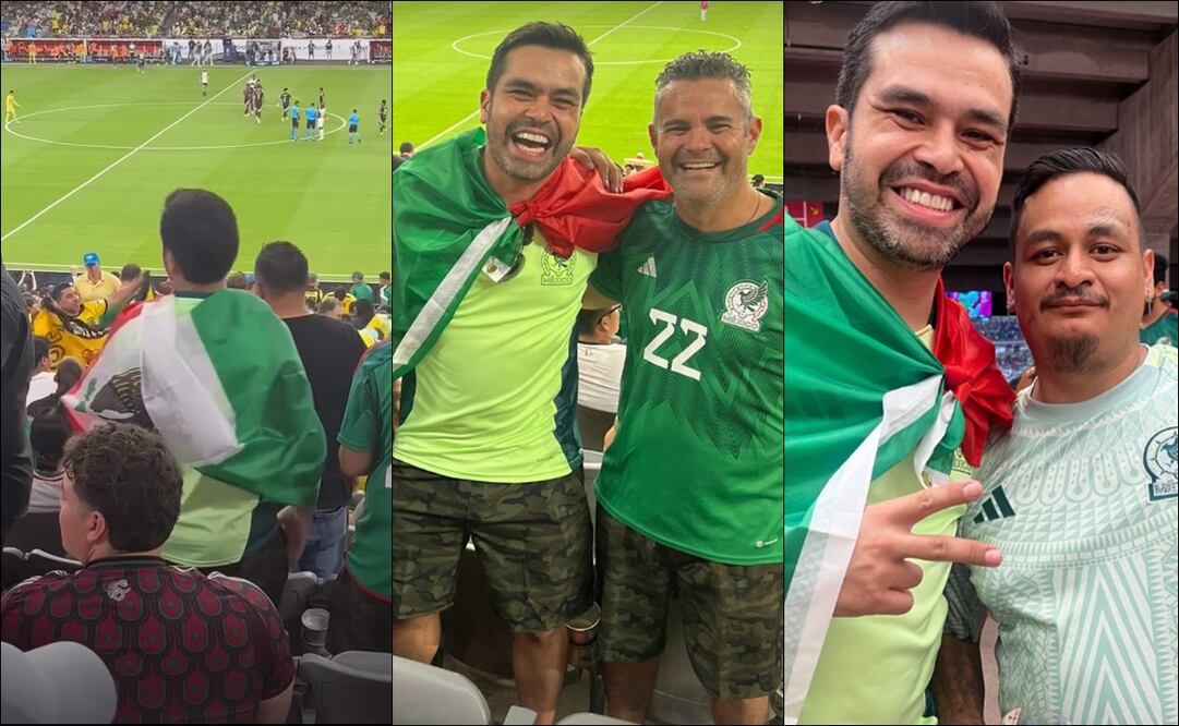 Jorge Álvarez Máynez disfrutó del partido entre México y Ecuador. FOTO: Capturas