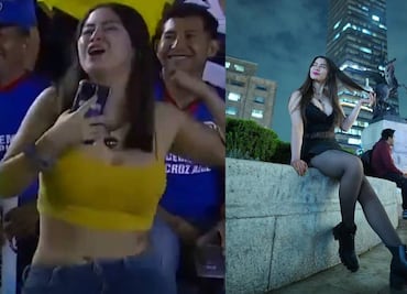 Ella es Yeii, la aficionada de América que se hizo viral por su festejo en el gol contra Cruz Azul