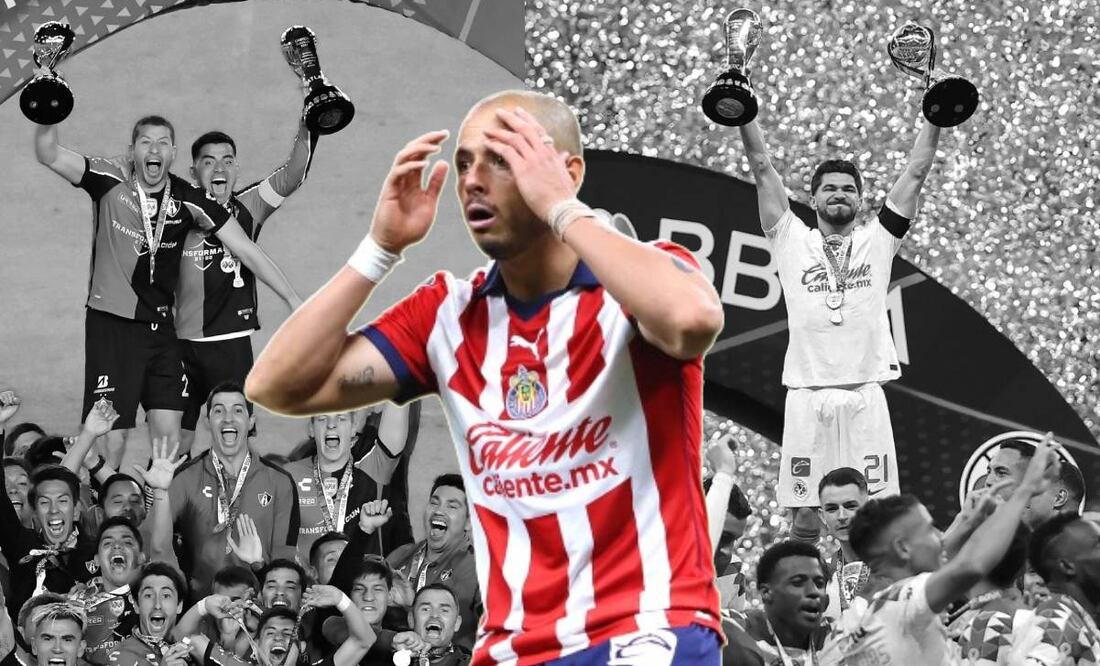 Chivas ya tuvo el infortunio de ver al Atlas y América ser Bicampeón. Foto: Imago7