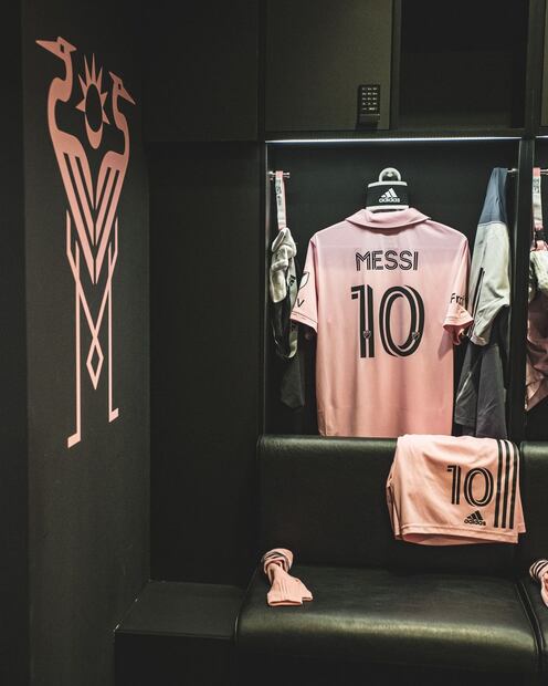 La casaca de Lionel Messi. Fuente: Instagram @intermiamicf