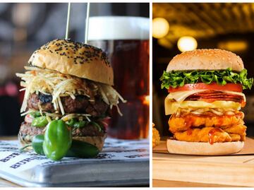 Mapa de las 10 mejores hamburguesas de la CDMX