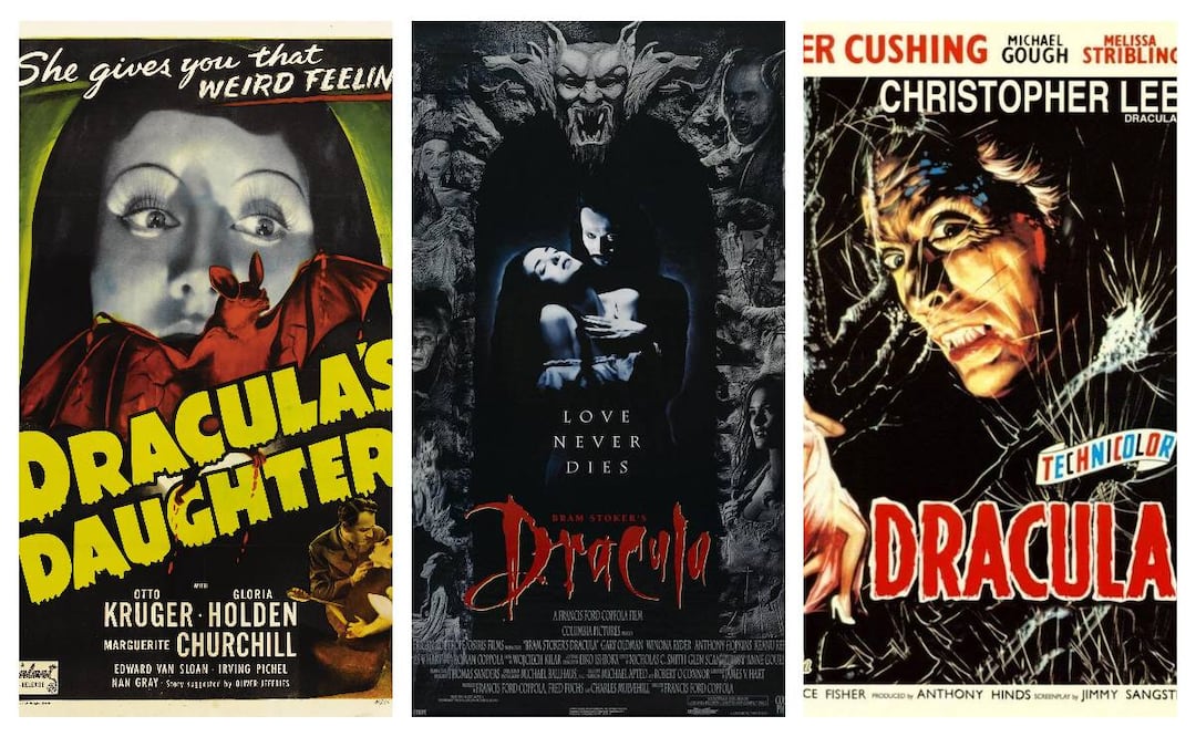 Películas basadas en la novela "Drácula" de Bram Stoker