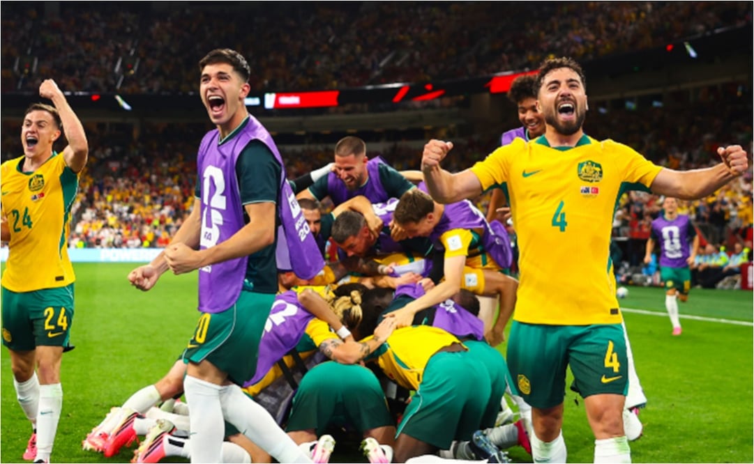 FOTO: ESPECIAL - Afición de Australia celebra con locura triunfo en el Mundial 2026