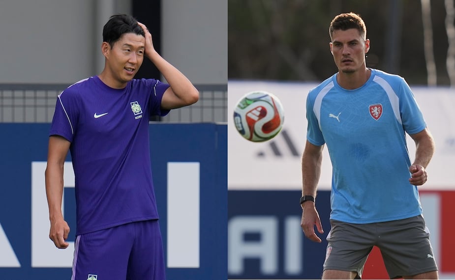 Corea del Sur y Chequia en entrenamiento para el Mundial de 2026 - Fotos: AP