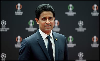 Nasser Al-Khelaifi, presidente del PSG bajo investigación en Francia