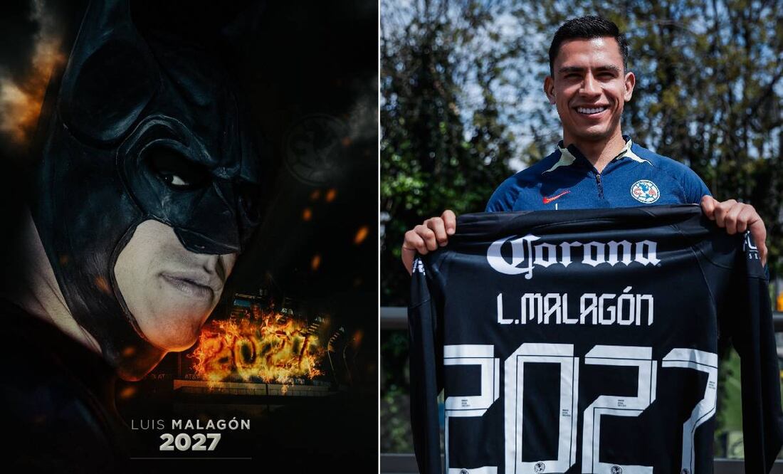 Al estilo de Batman, Luis Malagón reveló su extensión de contrato con América hasta 2027. Foto: clubamerica