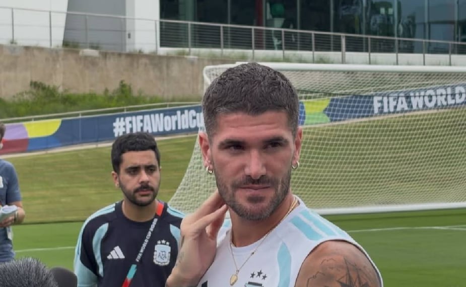 Rodrigo De Paul está concentrado en Inglaterra / Foto: Nicolás Schiller Solti - EL UNIVERSAL