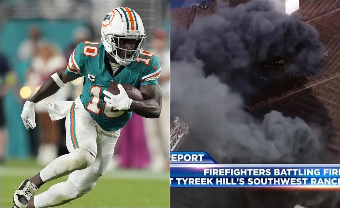 Bomberos van al rescate del hogar de Tyreek Hill / Foto: Especiales
