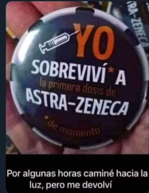Vacunados con AstraZeneca reciben los efectos secundarios ¡con memes!