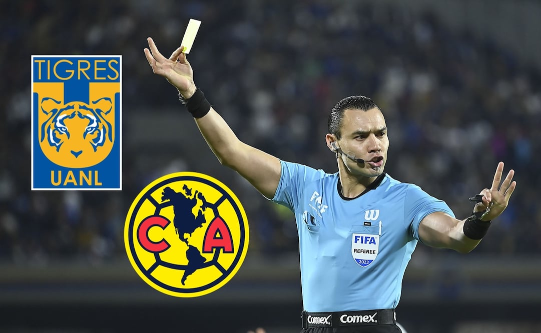 América vs Tigres: Marco Antonio Ortiz, el árbitro central para la final de ida