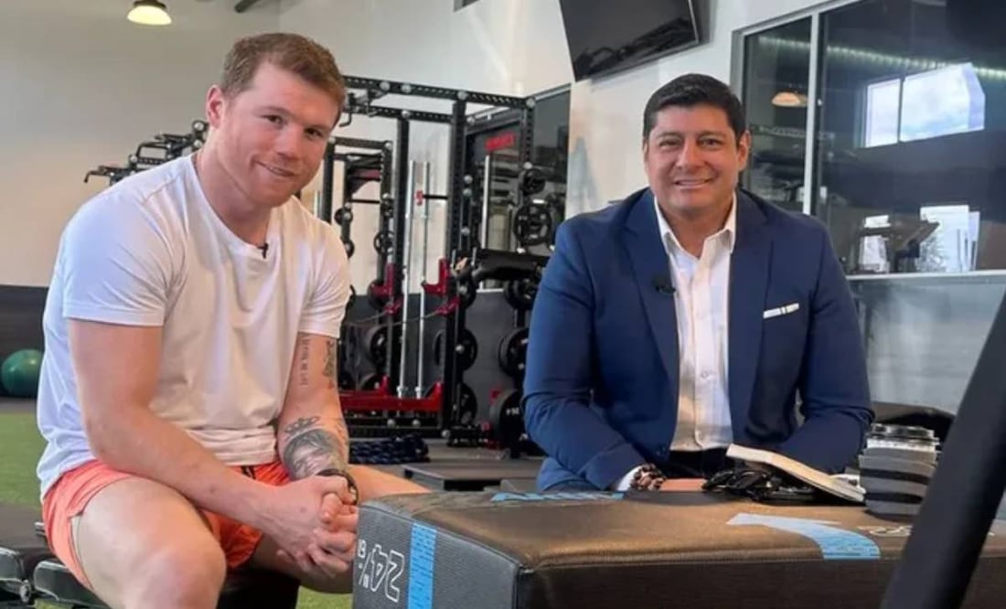 Canelo Álvarez le dio tremendo golpe al Zar Aguilar que le provocó dolor de cabeza y temperatura. Foto: Especial