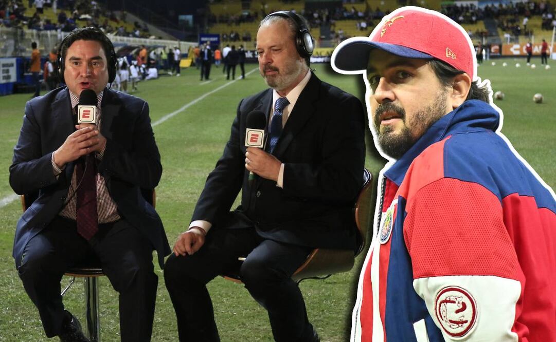Roberto Gómez Junco, analista de ESPN, aseguró que Amaury Vergara no sabe nada de futbol. Foto: Imago7