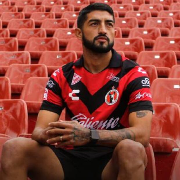 Everardo Rubio, durante su estancia en los Xolos de Tijuana. FOTO: xolos.com.mx