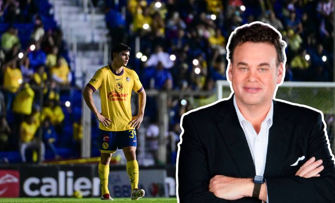 David Faitelson criticó al América y al Estadio Ciudad de los Deportes por el apagón en el juego ante Necaxa. Foto: Especial