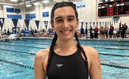 Nadadora trans impone récord en competencia colegial le llovieron miles de críticas