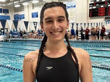Nadadora trans impone récord en competencia colegial le llovieron miles de críticas