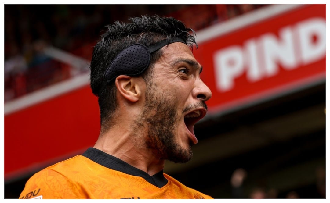 Raúl Jiménez salió de cambio por lesión ante el Everton en Carabao Cup / Foto: @Wolves Instagram