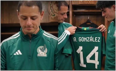 Chicharito le hereda el '14' de la Selección Mexicana a la Hormiga González: "Queda en las mejores manos"
