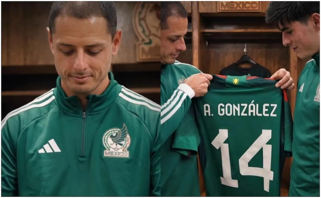 Chicharito le hereda su número a la Hormiga Foto: Capturas