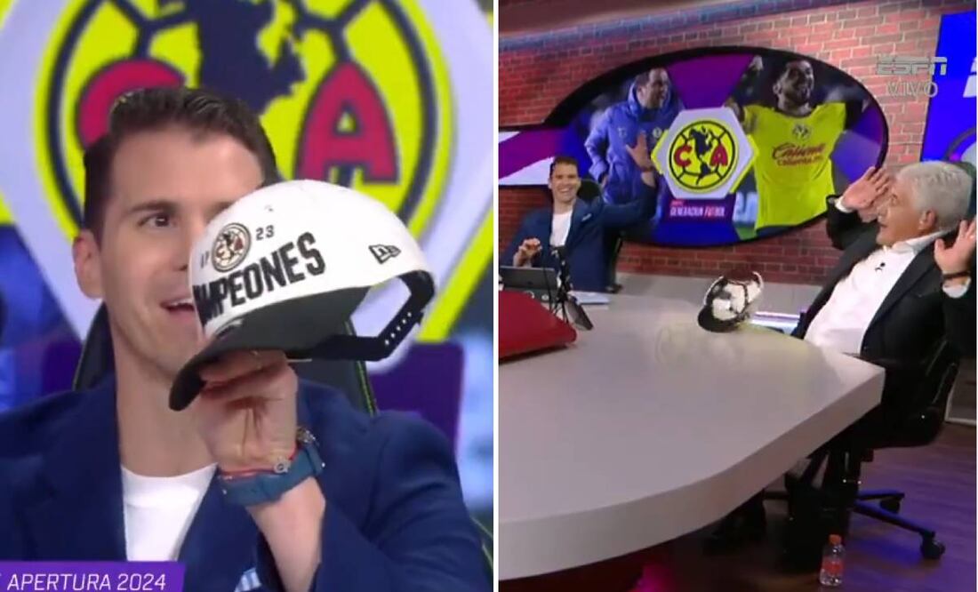 Sergio Dipp le aventó una gorra del América al Tuca Ferretti y se negó y la despreció por ser de ese equipo. Foto: Especial