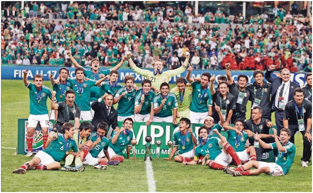 Selección Mexicana sub 27 campeona del Mundo en 2011 Foto: Especial