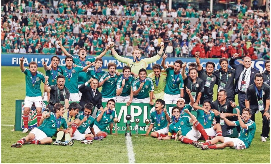Selección Mexicana sub 27 campeona del Mundo en 2011 Foto: Especial