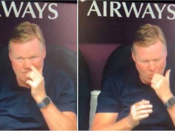 El repugnante gesto de Ronald Koeman que quedó filmado en pleno partido de la Euro 2024