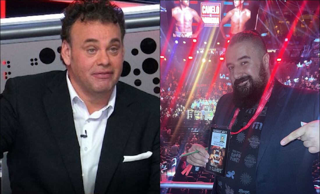 David Faitelson y Álvaro Morales. FOTOS: Captura / @AlvaritoMorales