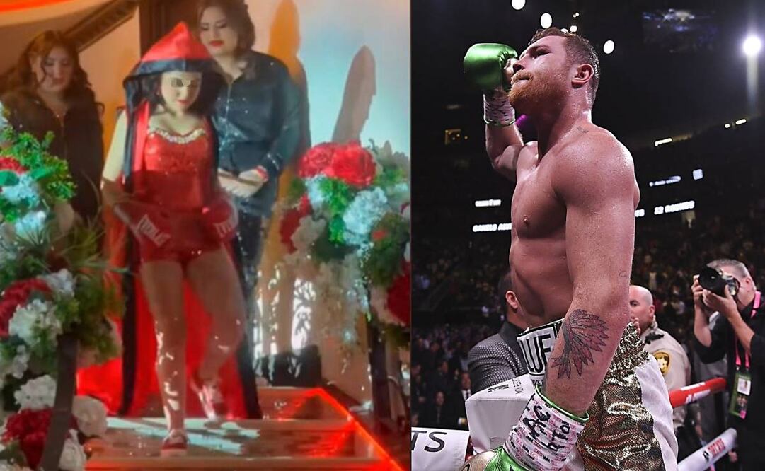 Saúl Álvarez fue la inspiración para el baile de una quinceañera. Foto: Especial