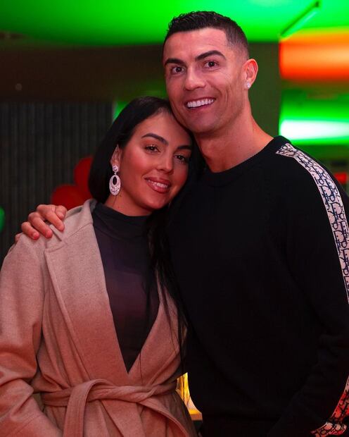 Cristiano Ronaldo y Georgina Rodríguez. Fuente: Instagram @cristiano