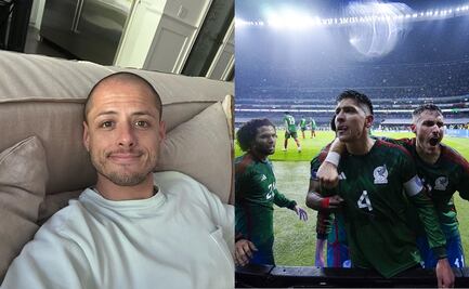 Chicharito Hernández y su "emotivo" festejo, tras la victoria de México ante Honduras
