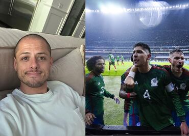 Chicharito Hernández y su "emotivo" festejo, tras la victoria de México ante Honduras