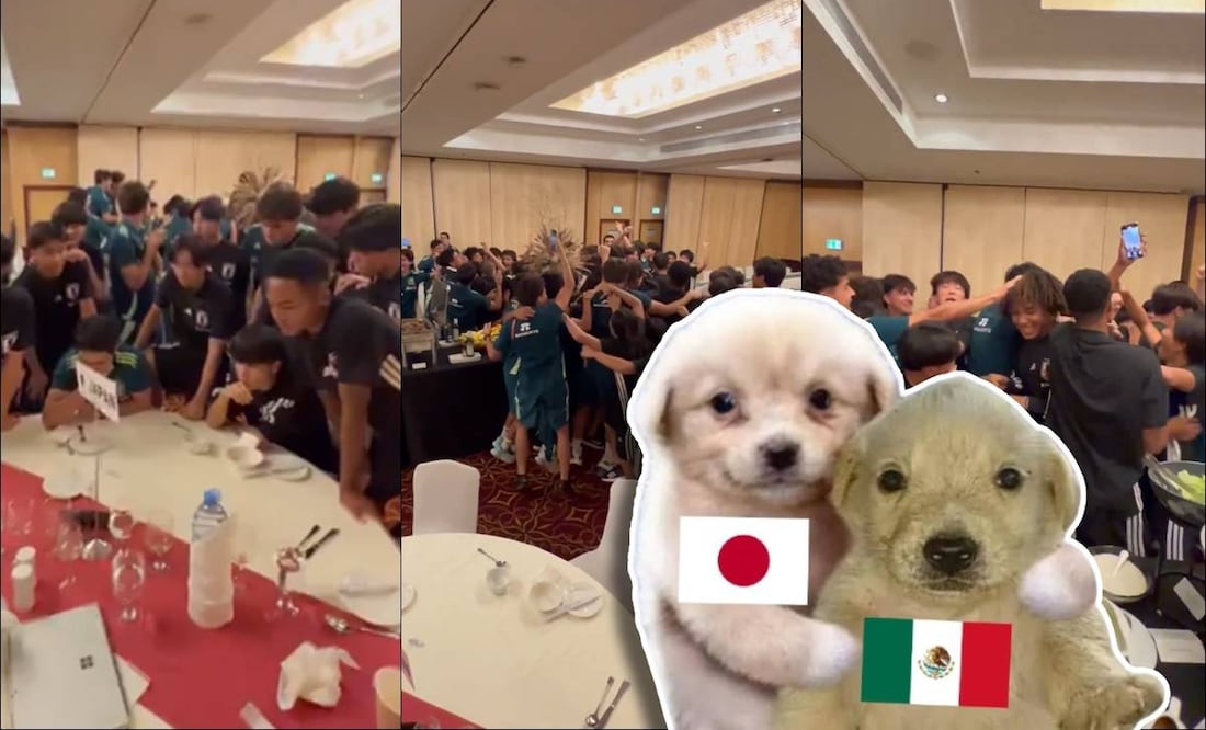 Así celebró Japón el pase de México Sub 17 a los Dieciseisavos de Final del Mundial de la categoría. FOTO: Captura
