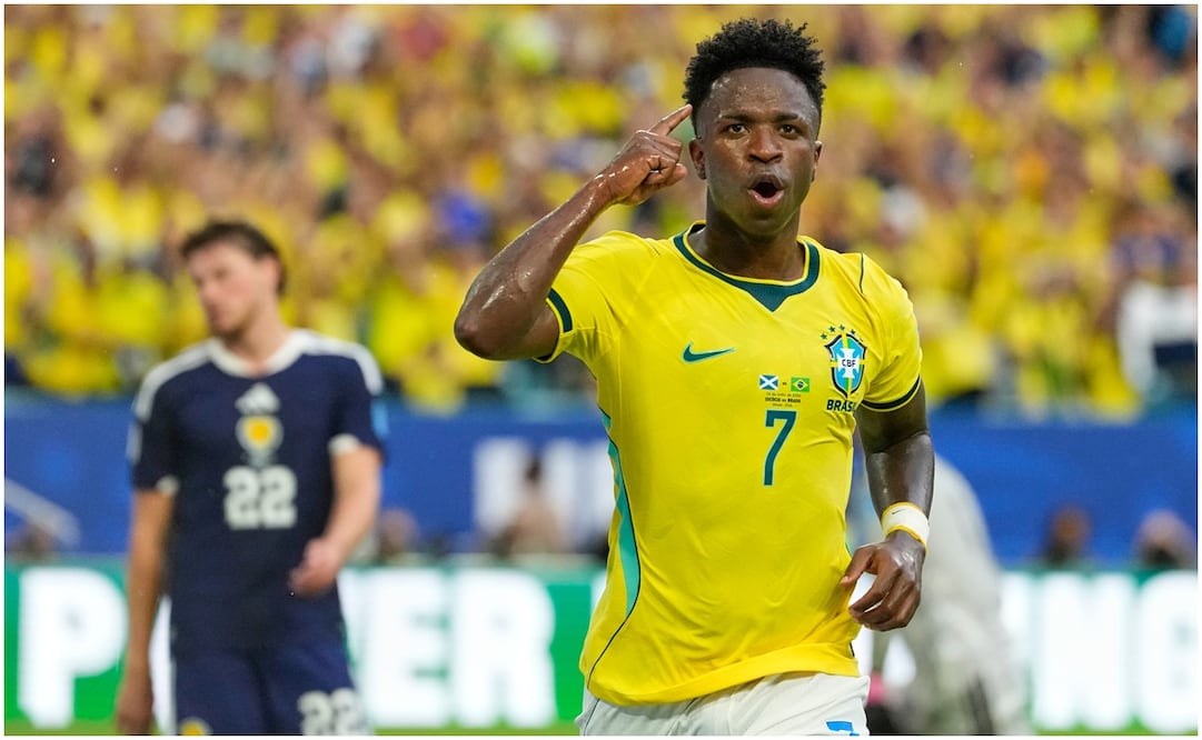Vinicius Junior en el Mundial 2026 Foto: AP