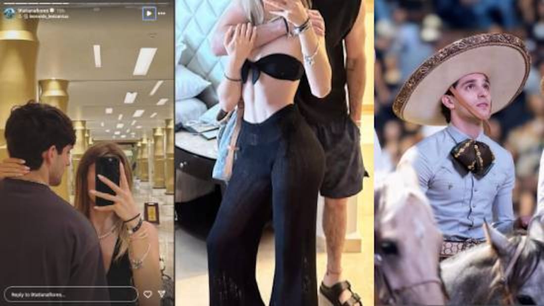 Tatiana Flores mostró en sus historias de Instagram a su nuevo novio, Leonardo Leal Cantú. Foto: Especial