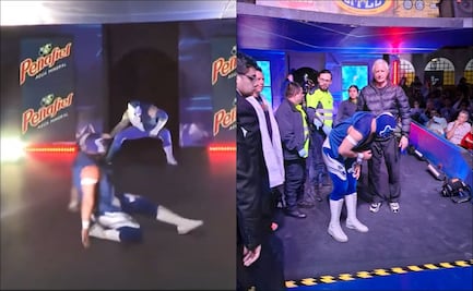 Hijo de Blue Panther sufrió aparatosa lesión rumbo al cuadrilátero; no pudo luchar en la Coliseo