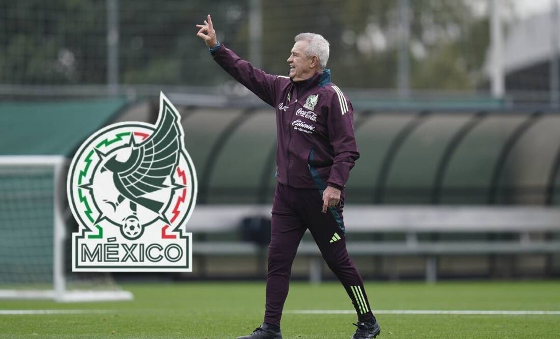Javier Aguirre da indicaciones en un entrenamiento de la Selección Mexicana. FOTO: Imago7