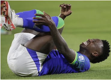 Vinícius Jr. estará fuera de las canchas al menos dos meses por lesión