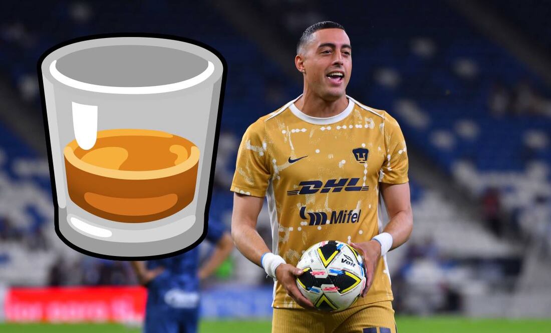 Rogelio Funes Mori 'regalará' shots a los aficionados de Monterrey por cada jugada clara de gol que falle con Pumas. Foto: Imago7