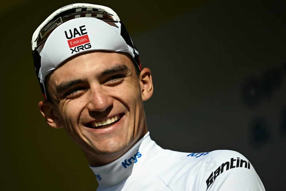 El ciclista mexicano Isaac del Toro - Foto: AFP