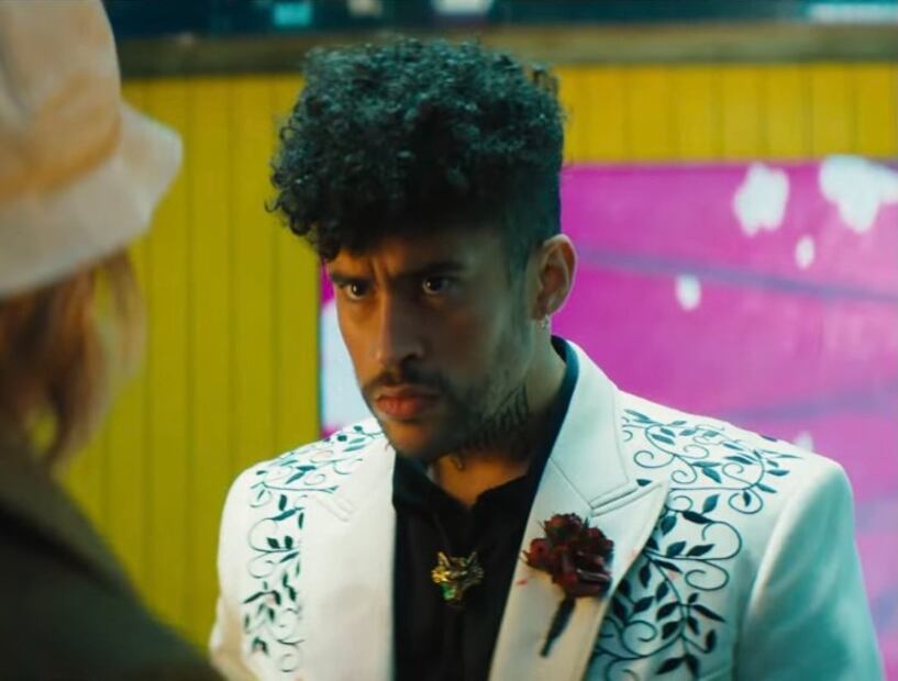 Brad Pitt y Bad Bunny se agarran a golpes en la película “Bullet Train”