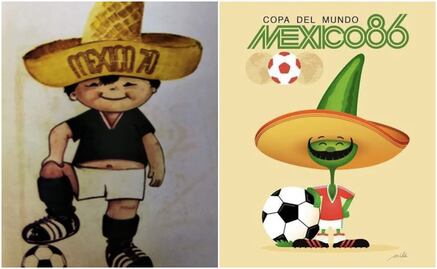 ¿Cuáles fueron las mascotas de México en los Mundiales de 1970 y 1986?