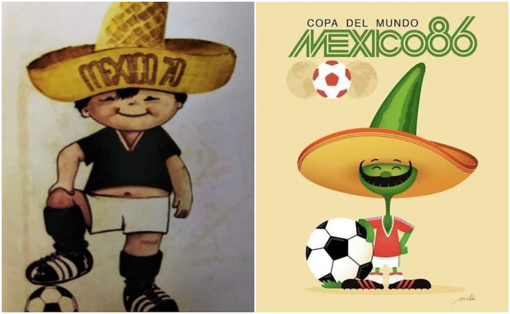 Juanito en 1970 y Pique en 1986 Foto: Especial