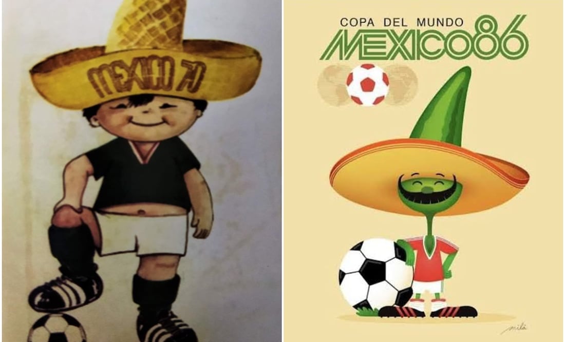 Juanito en 1970 y Pique en 1986 Foto: Especial