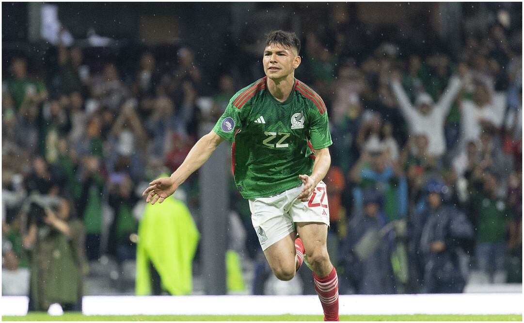 Chucky Lozano festejando un gol con México / FOTO: Imago7