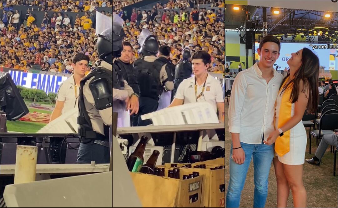 Este es el joven 'rompecorazones' que fue grabado en el Universitario. FOTOS: Capturas