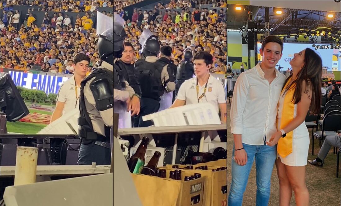 Este es el joven 'rompecorazones' que fue grabado en el Universitario. FOTOS: Capturas