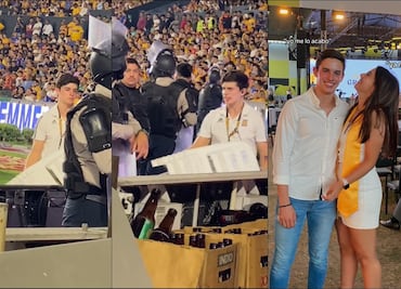 Chica se enamora de trabajador de Tigres, lo graba en el Volcán y la novia 'tóxica' la frena en seco
